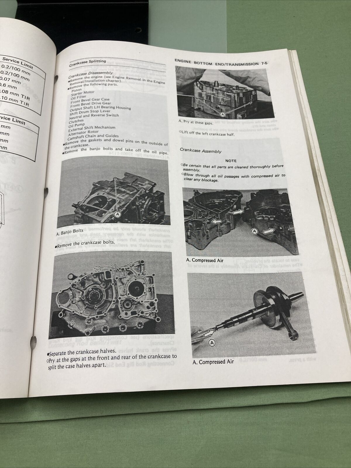 GENUINE KAWASAKI 99924-1057-02 SERVICE MANUAL KLF300