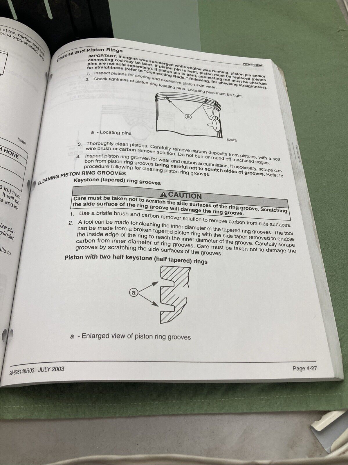 GENUINE MERCURY 90-826148R03 30/40 2-CYLINDER SERVICE MANUAL 2003