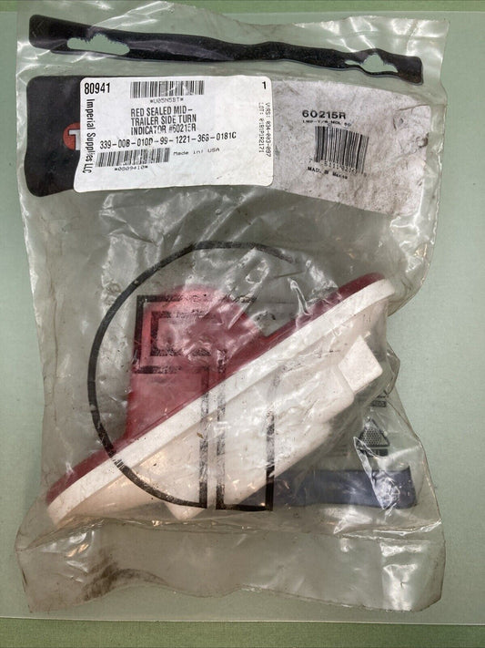 NEW GENUINE TRUCK-LITE 60215R RED SEALED MID TRAILER SIDE TURN SIGNAL LIGHT
