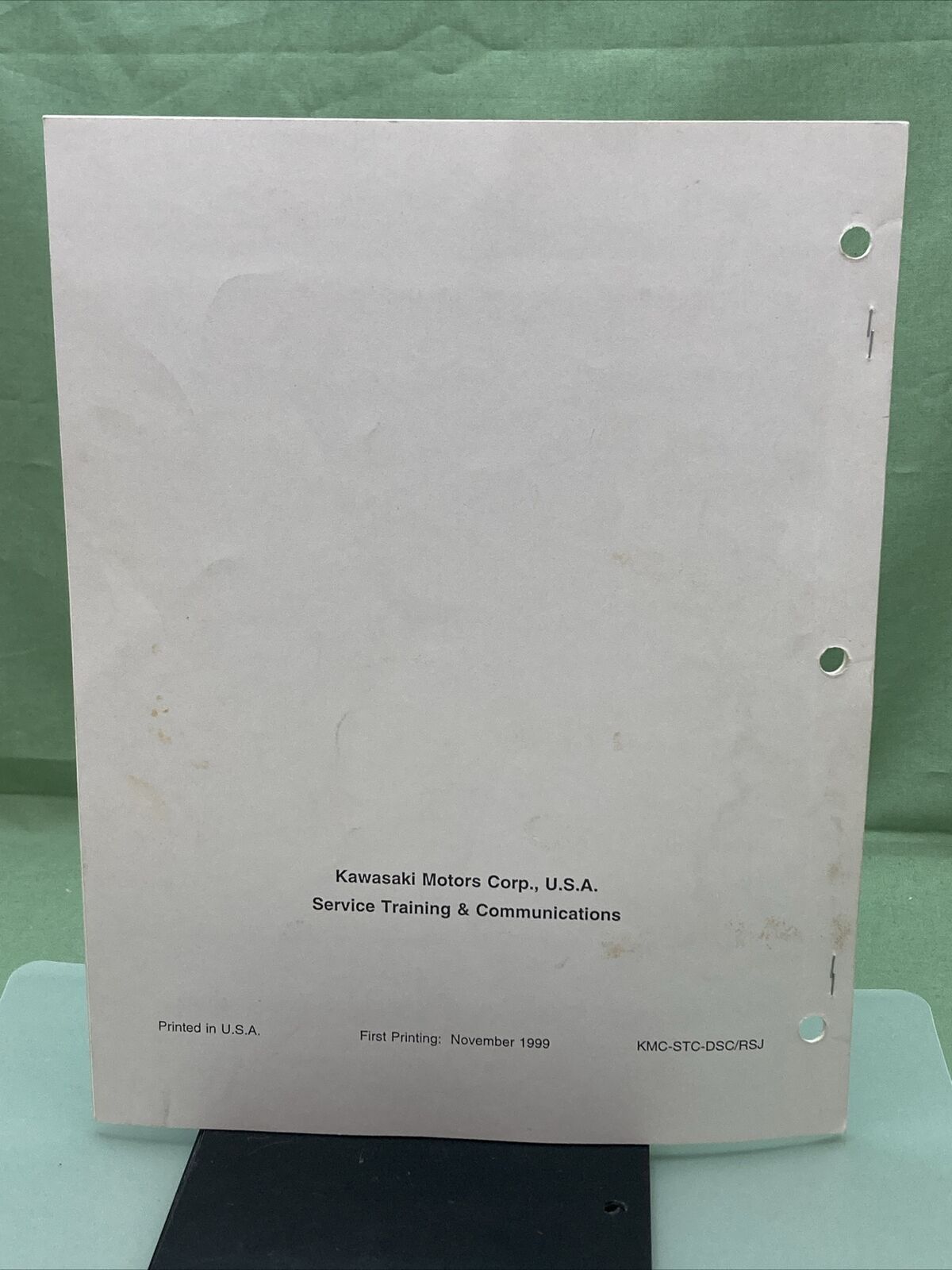 GENUINE KAWASAKI KMC-STC-DSC/RSJ CYLINDER HEAD RECONDITIONING VIDEO REF MANUAL