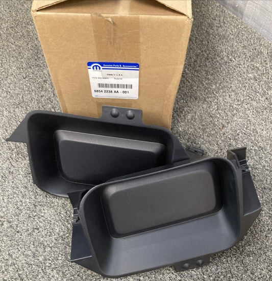 NEW GENUINE MOPAR 68542238AA Tow Hook Bezel Kit FRONT LEFT & RIGHT FITS RAM