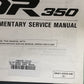 GENUINE SUZUKI 99501-43020-03E SUPPLEMENTARY SERVICE MANUAL DR-350