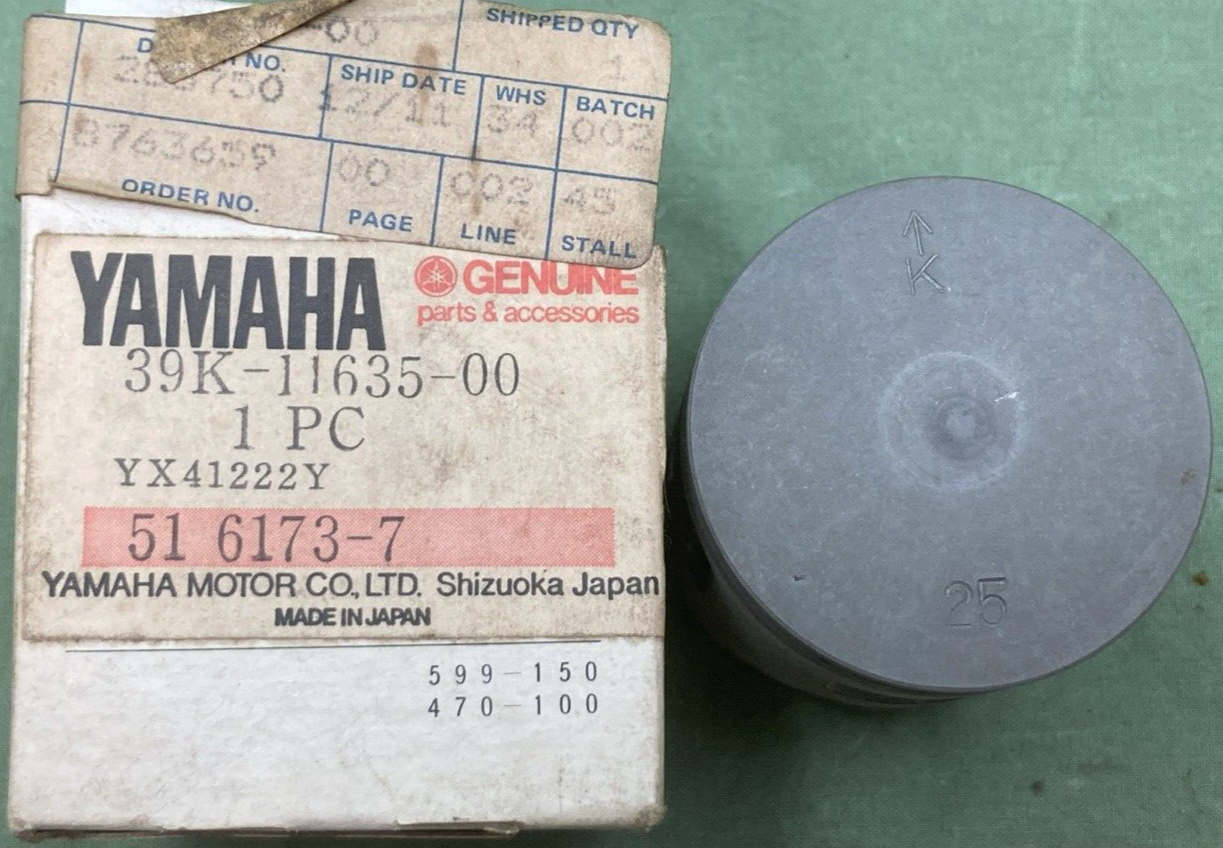 NEW GENUINE YAMAHA 39K-11635-00 PISTON 1ST 0.25 O/S