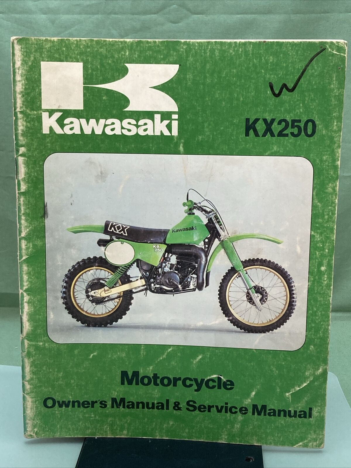 GENUINE KAWASAKI 99920-1050-01 OWNER'S AND SERVICE MANUAL KX250