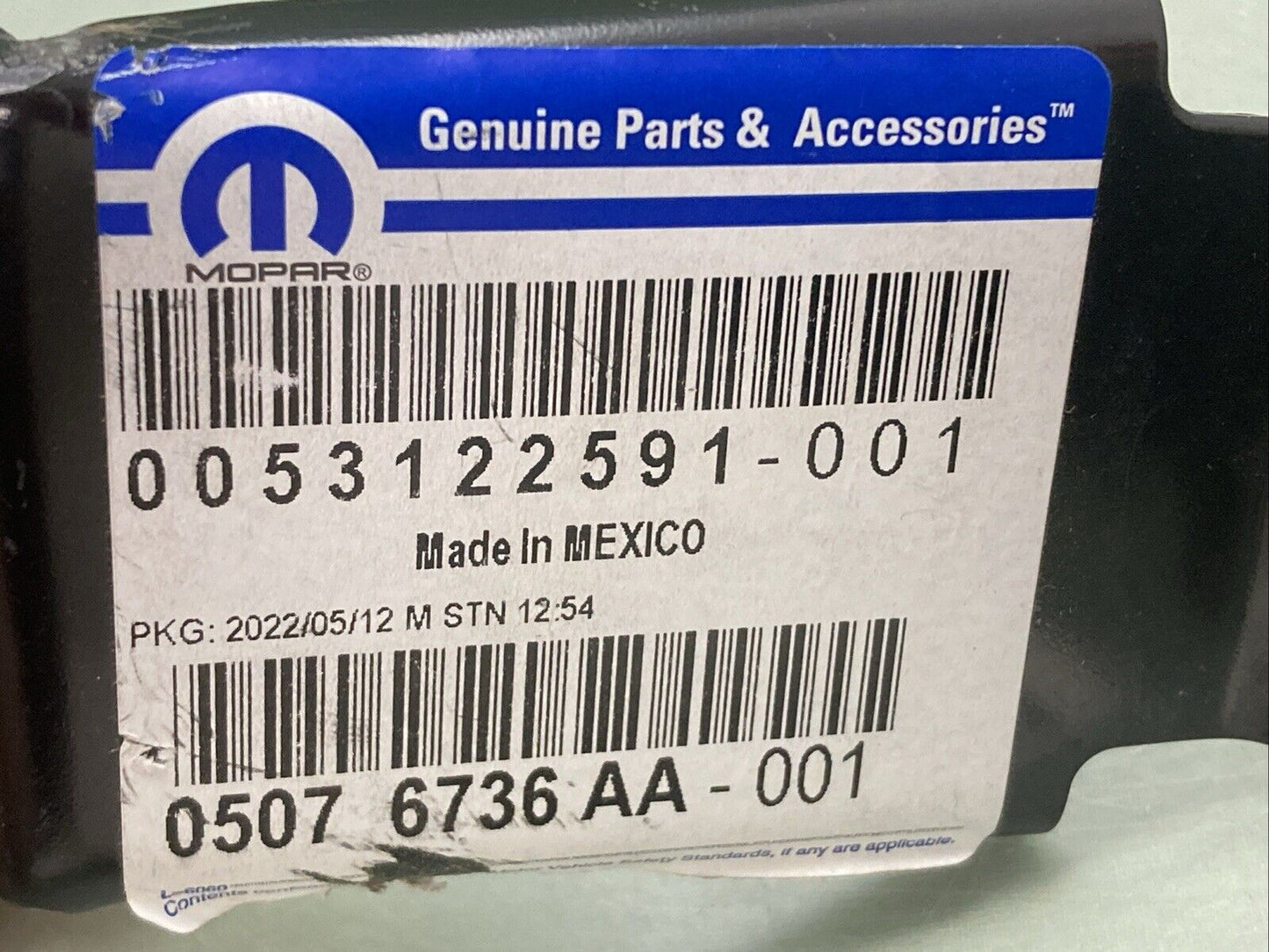 GENUINE MOPAR 5076736AA BRACKET FENDER MOUNTING MIDPOINT 2009-2020 DODGE JOURNEY