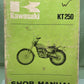 GENUINE KAWASAKI 99997-715 KT250 SHOP MANUAL