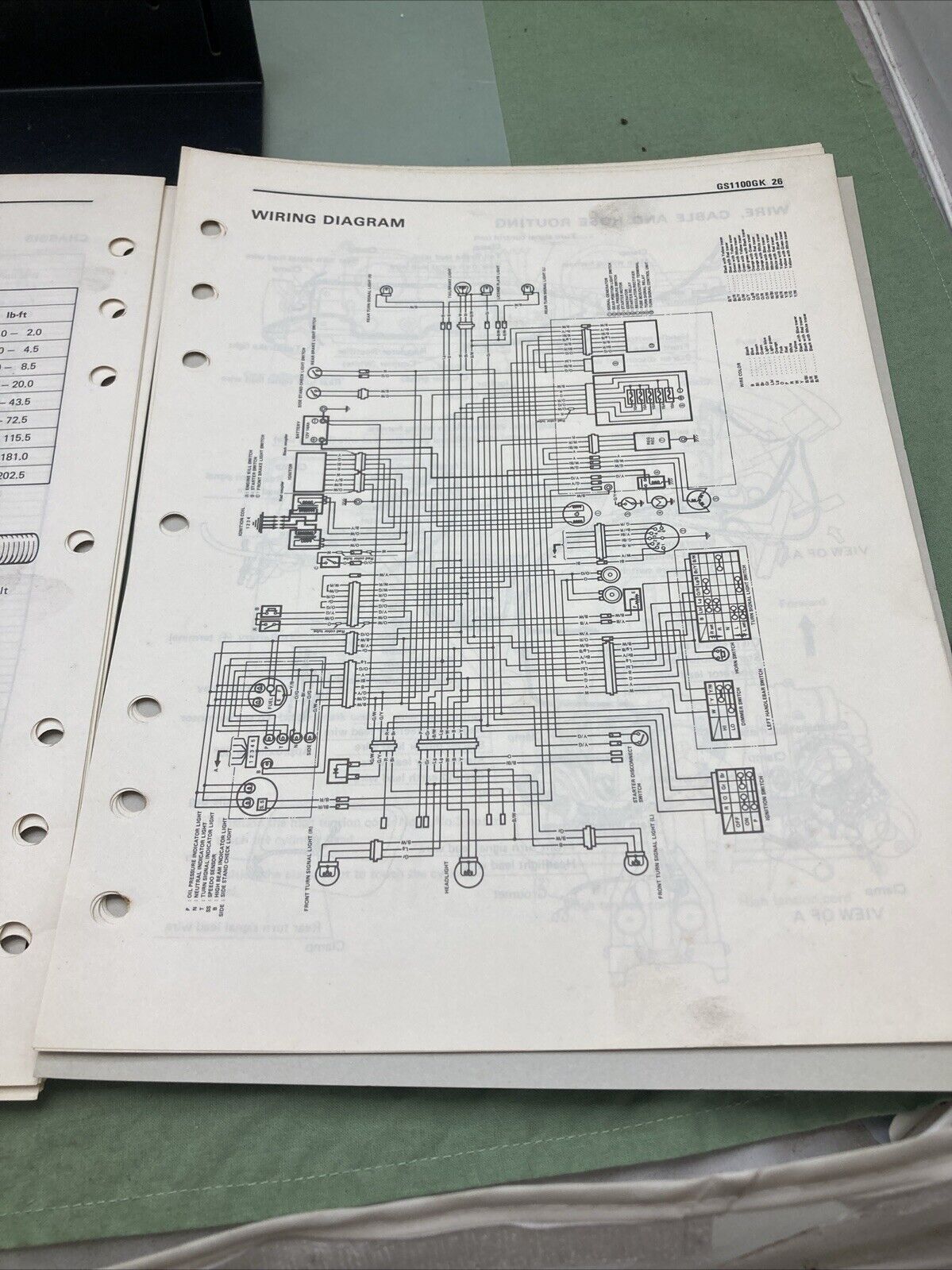 GENUINE SUZUKI 99501-39030-03E GS1100GK SUPPLEMENTARY SERVICE MANUAL 1982