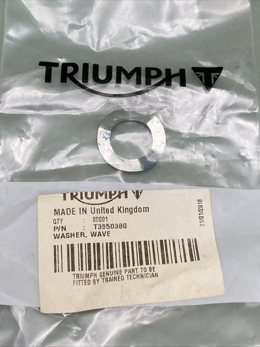 NEW GENUINE TRIUMPH T3550380 Washer, Wave