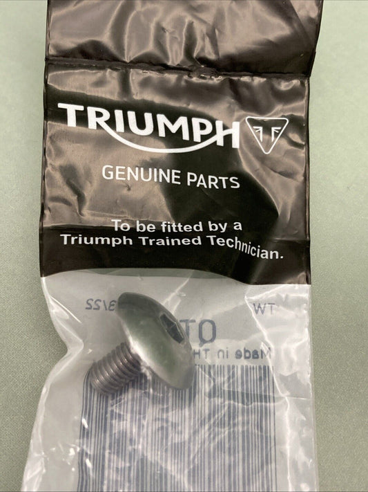 NEW GENUINE TRIUMPH T3330726 Screw, But/hd, M6X1.0X12, Slv