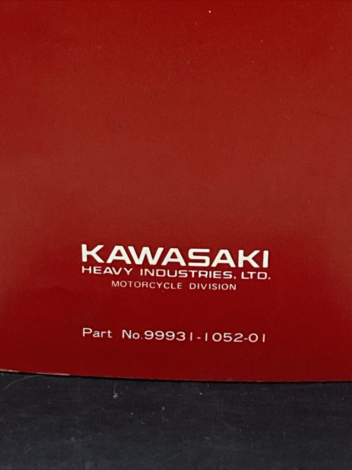 GENUINE KAWASAKI 99931-1052-01 KE175 MOTORCYCLE ASSEMBLY AND PREP MANUAL 1979