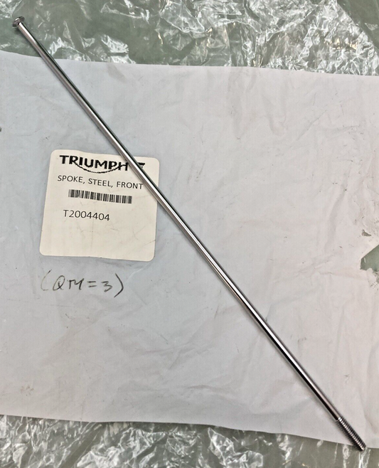 NEW GENUINE TRIUMPH T2004404 Spoke, Steel, Front Tiger