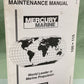 GENUINE MERCURY 90-12428920 OPERATION & MAINTENANCE MANUAL MODEL 75 90 1991