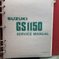 GENUINE SUZUKI 99500-39030-03E GS1150 SERVICE MANUAL 1984