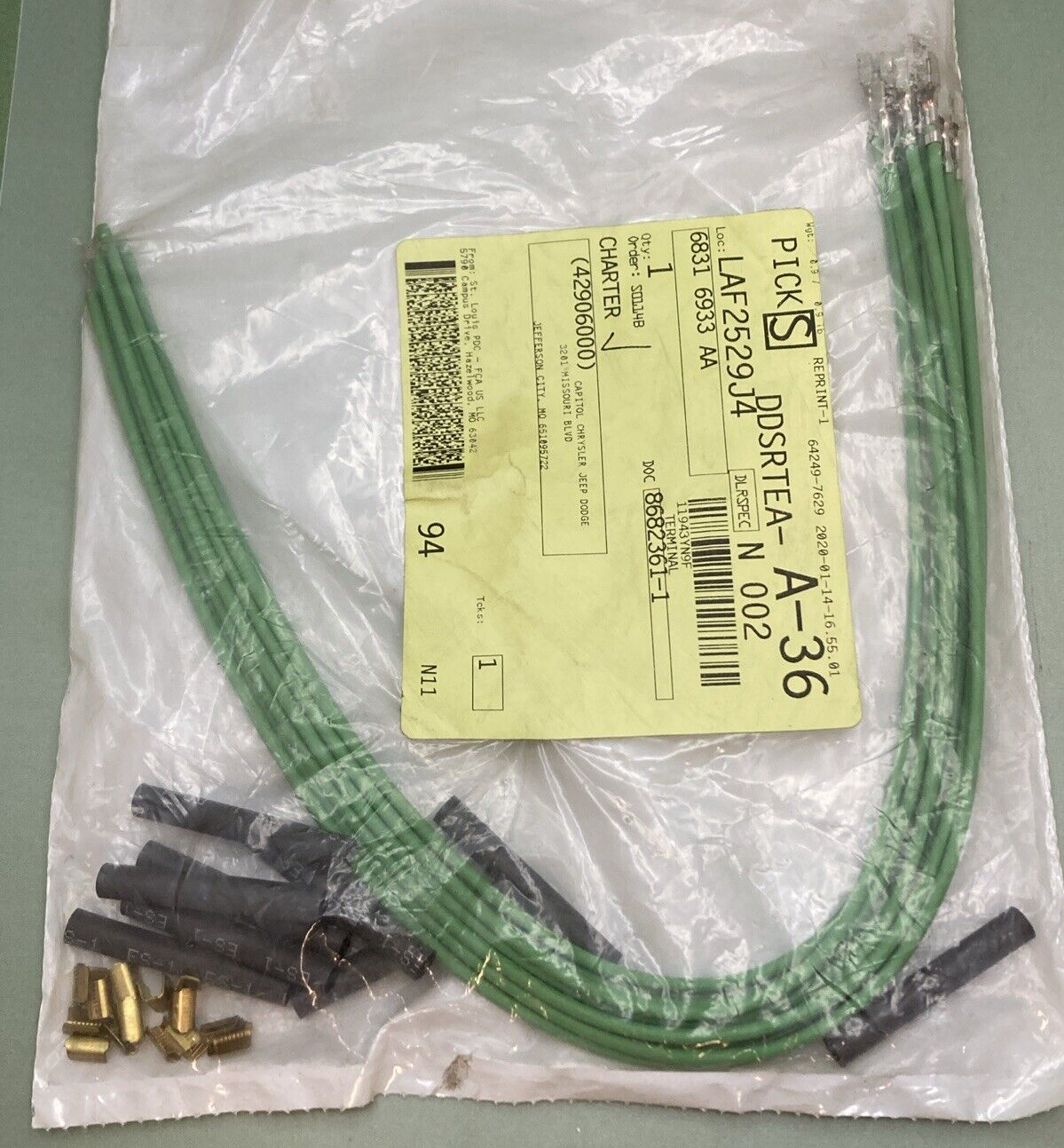 NEW GENUINE MOPAR 68316933AA Terminal-12 Gauge Female
