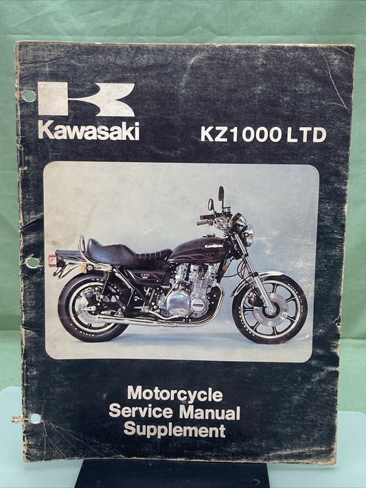 GENUINE KAWASAKI 99963-0034-01 KZ1000LTD SERVICE MANUAL SUPPLEMENT