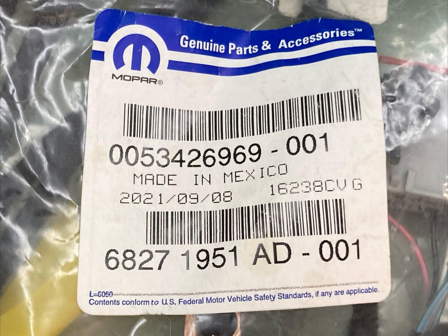 NEW GENUINE MOPAR 68271951AD Wiring-Jumper
