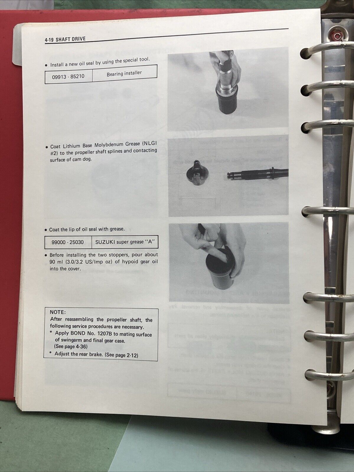 GENUINE SUZUKI 99500-36040-03E GV700GL SERVICE MANUAL 1984