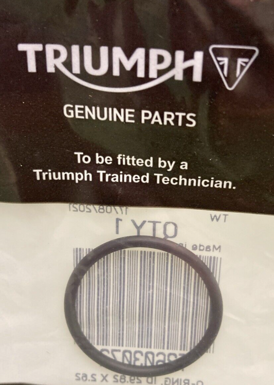 NEW GENUINE TRIUMPH T3603072 O Ring, Id 29.82 X 2.62