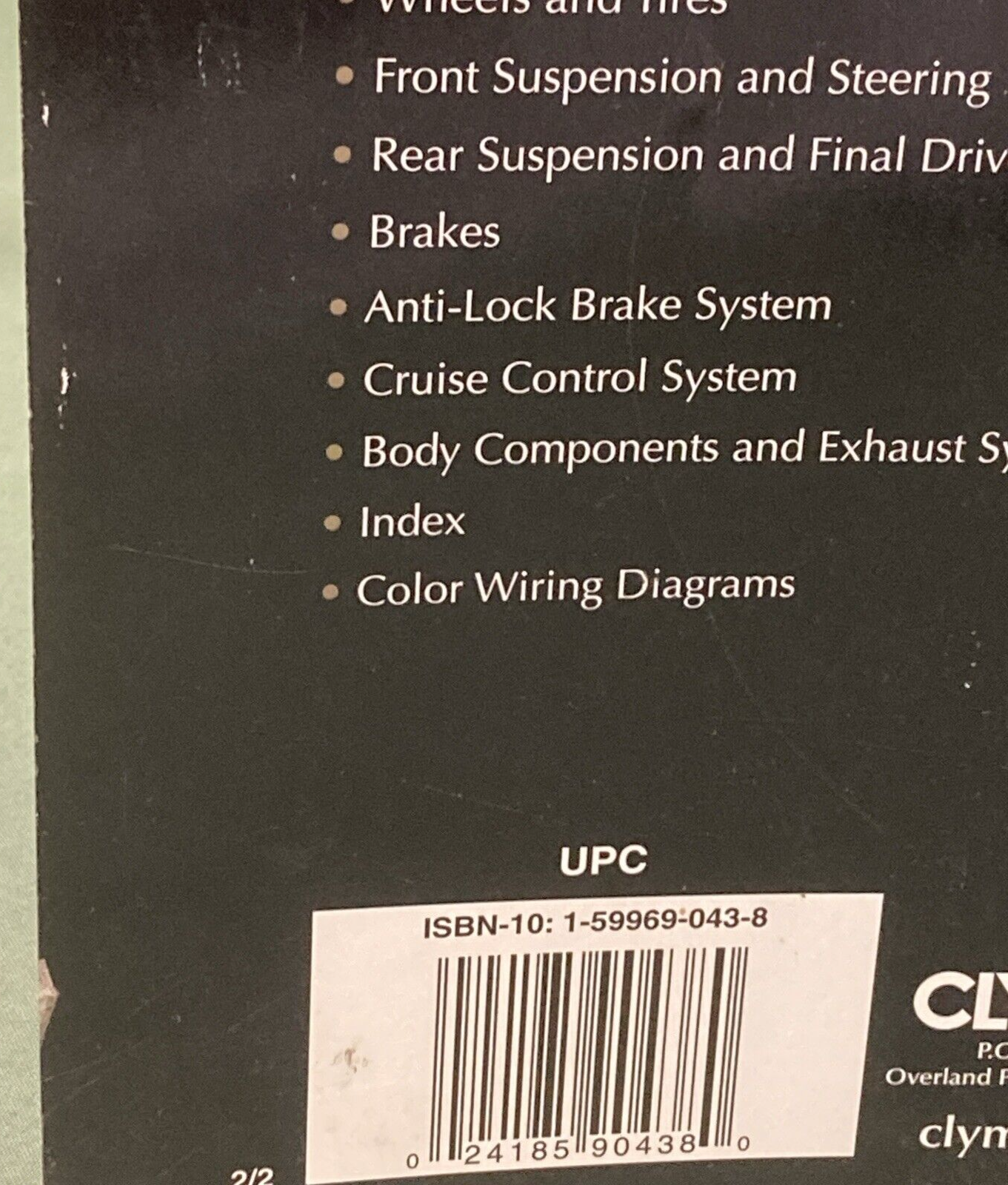 CLYMER M507-2 HONDA GL1800 GOLD WING SERVICE MANUAL 2001-2005