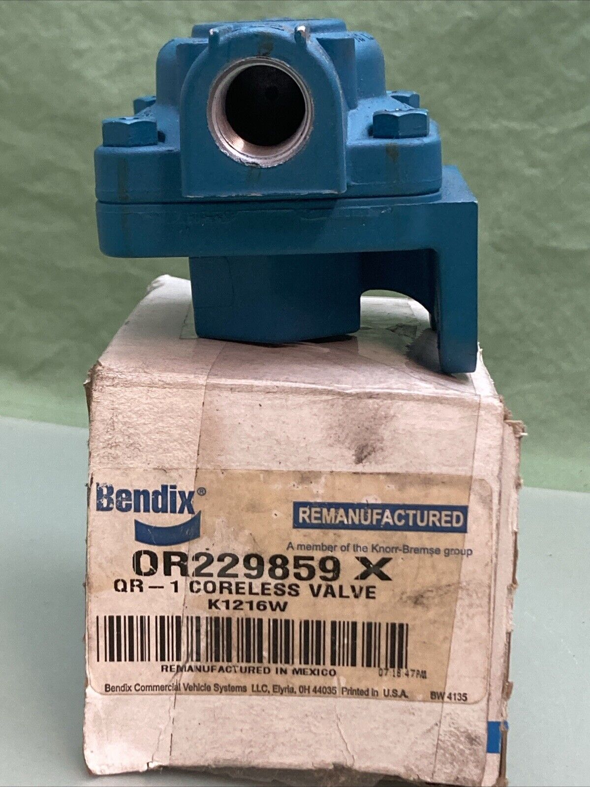 GENUINE BENDIX OR229859X Remanufactured QR-1 Quick Release Valve