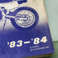 GENUINE HONDA 61KF001 XR350R SHOP MANUAL 1983