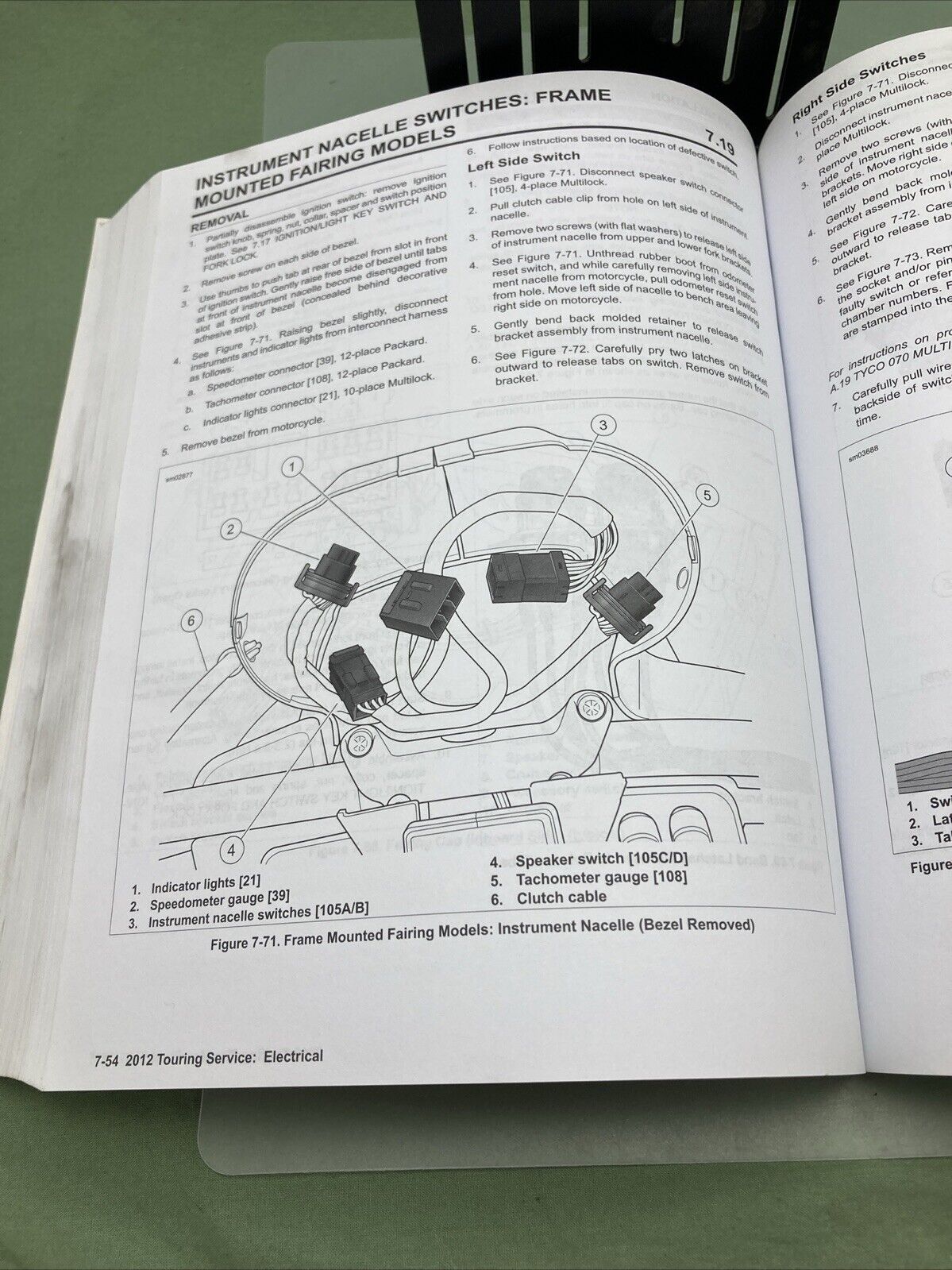 HARLEY DAVIDSON 99483-12 TOURING MODELS 2012 SERVICE MANUAL