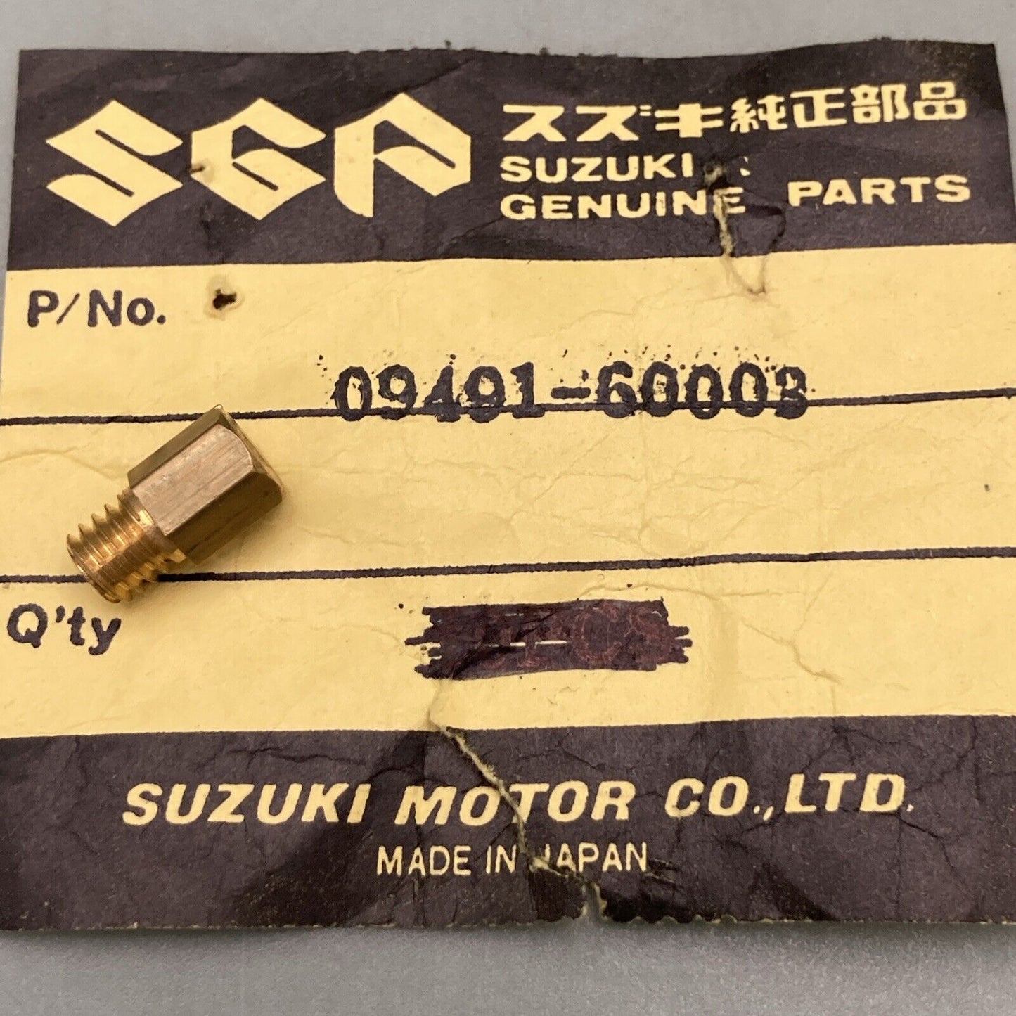 NEW GENUINE SUZUKI 09491-60003 Jet, Main