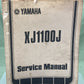 GENUINE YAMAHA LIT-11626-02-78 XJ1100J SERVICE MANUAL 10M-28197-10