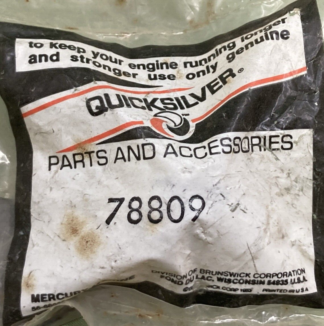 NEW GENUINE MERCURY QUICKSILVER 78809 LATCH ARM BOTTOM COWL OUTBOARD 7.5HP