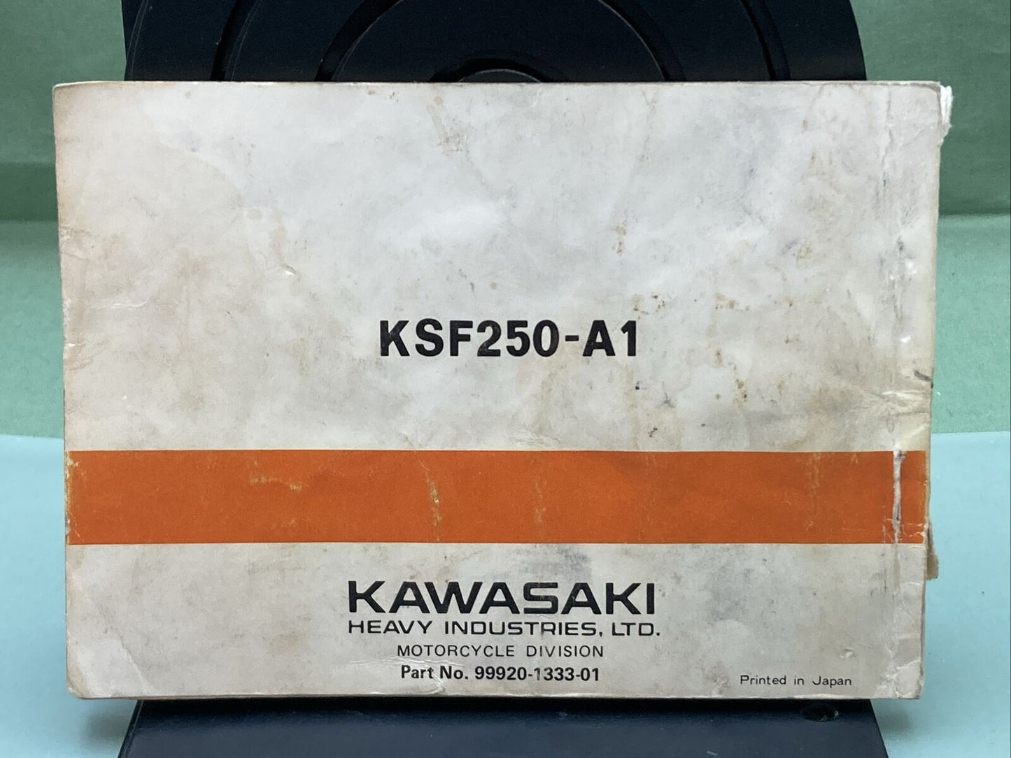 GENUINE KAWASAKI 99920-1333-01 KSF 250 MOJAVE OWNER'S MANUAL