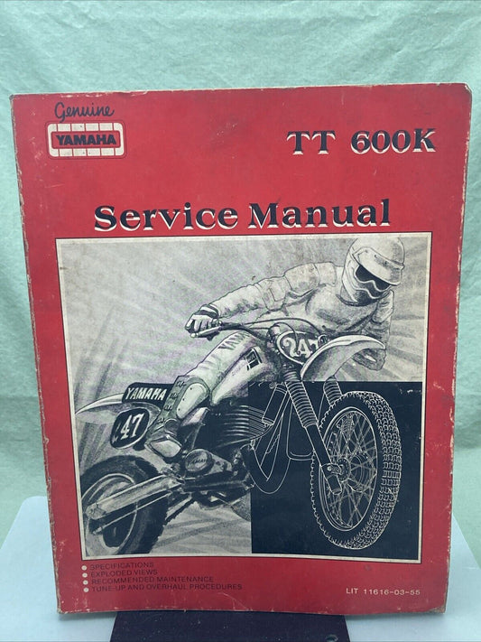 YAMAHA LIT-11616-03-55 TT 600K SERVICE MANUAL