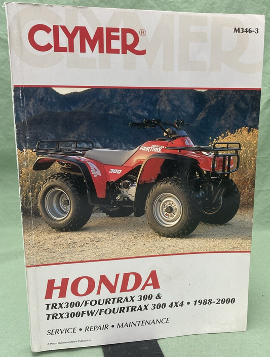 CLYMER M346-3 HONDA TRX300/FOURTRAX 300 & TRX300FW/FOURTRAX 300 4X4 SER MA 88-00