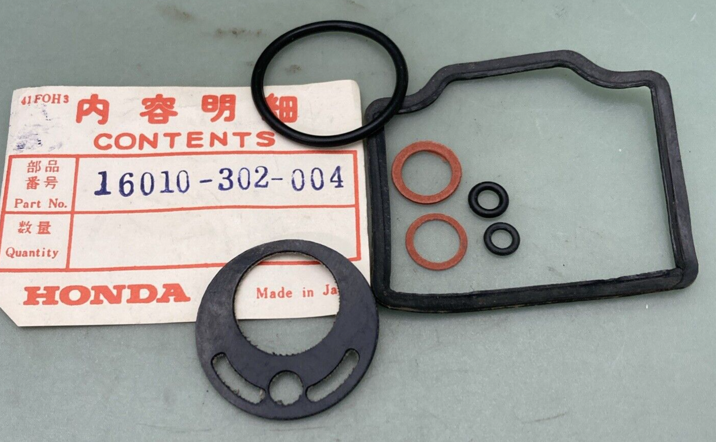 NEW GENUINE HONDA 16010-302-004 GASKET SET PARTIAL