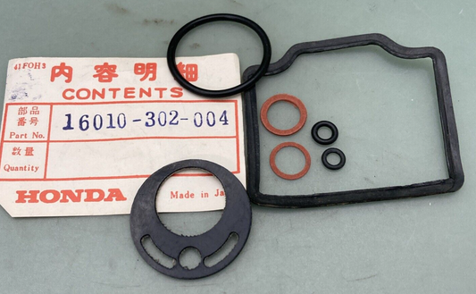 NEW GENUINE HONDA 16010-302-004 GASKET SET PARTIAL
