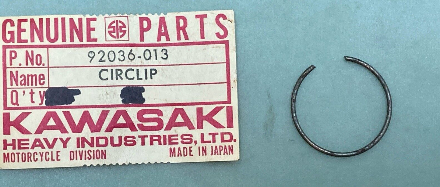 QTY 3 NEW GENUINE KAWASAKI 92036-013 CIRCLIP