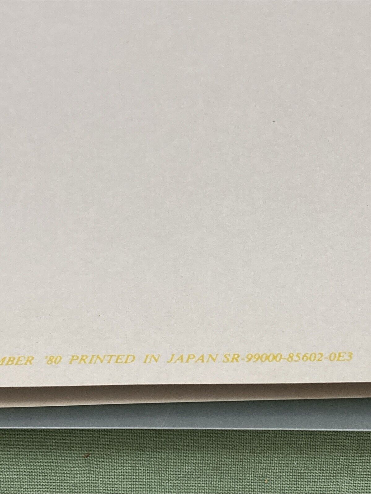 GENUINE SUZUKI 99000-85602-03E GS450T SUPPLEMENT 1980