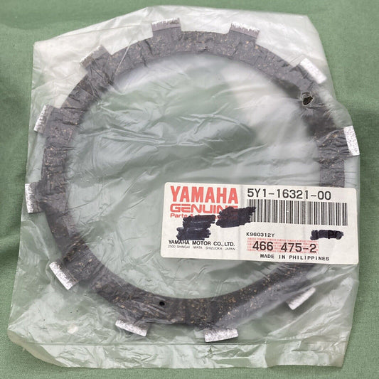 QTY 2 NEW GENUINE YAMAHA 5Y1-16321-00 CLUTCH Plate, Friction