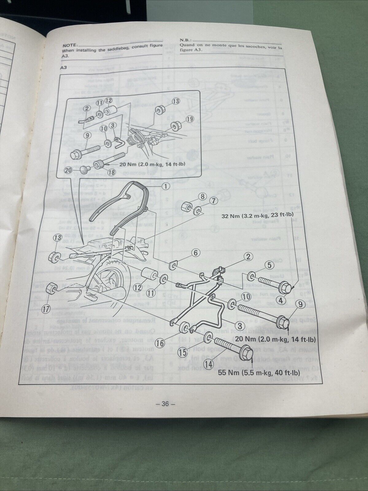 YAMAHA 24M-2819Y-00 VIRAGO ACCESSORIES INSTALLAION MANUAL