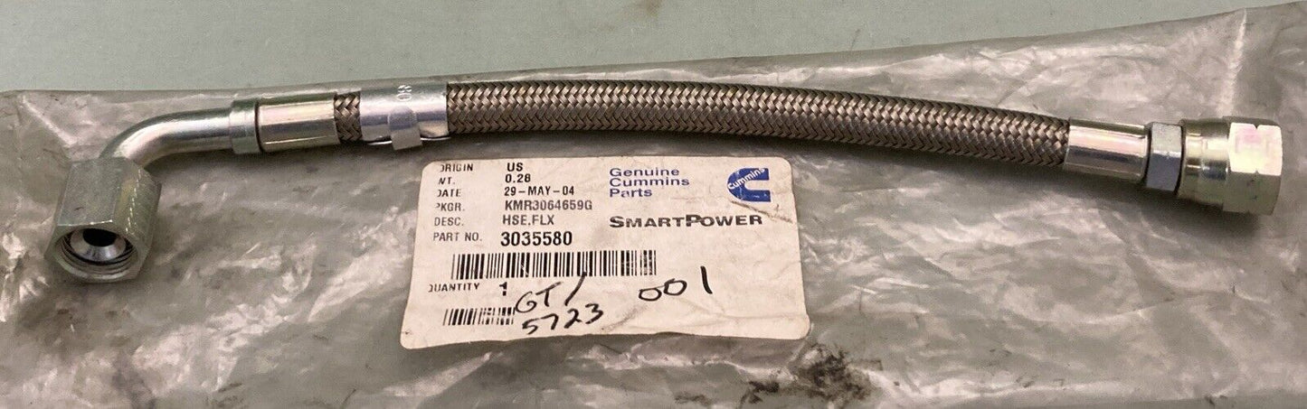 NEW GENUINE CUMMINS 3035580 FLEXIBLE HOSE ASSEMBLY