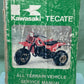 GENUINE KAWASAKI 99924-1046-02 SERVICE MANUAL TECATE