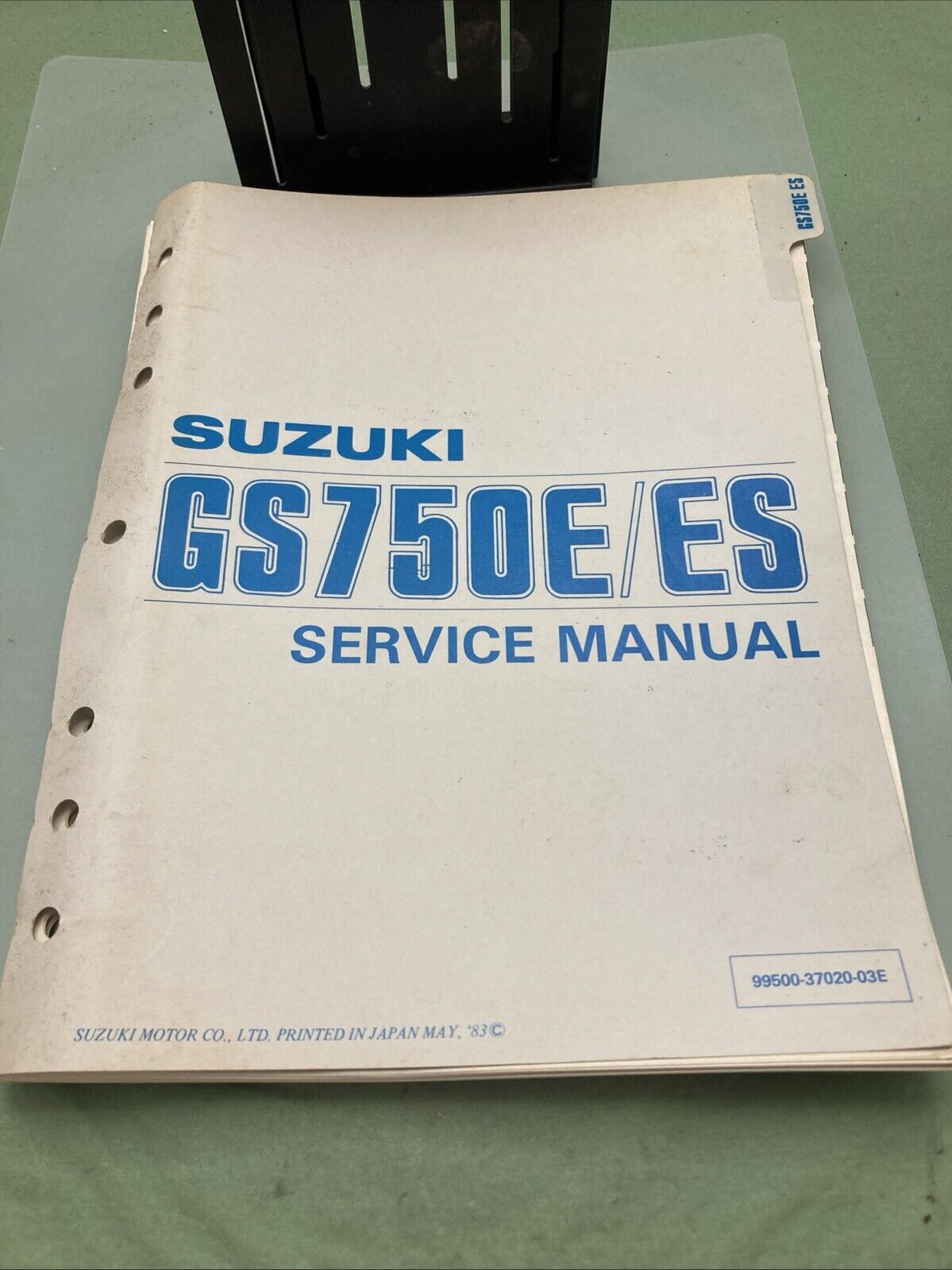 GENUINE SUZUKI 99500-37020-03E GS750E/ES SERVICE MANUAL 1983