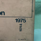 AMF HARLEY DAVIDSON 99440-75 SX-175/250 PARTS CATALOG 1974-1975