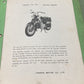 GENUINE YAMAHA YA6 SERVICE MANUAL