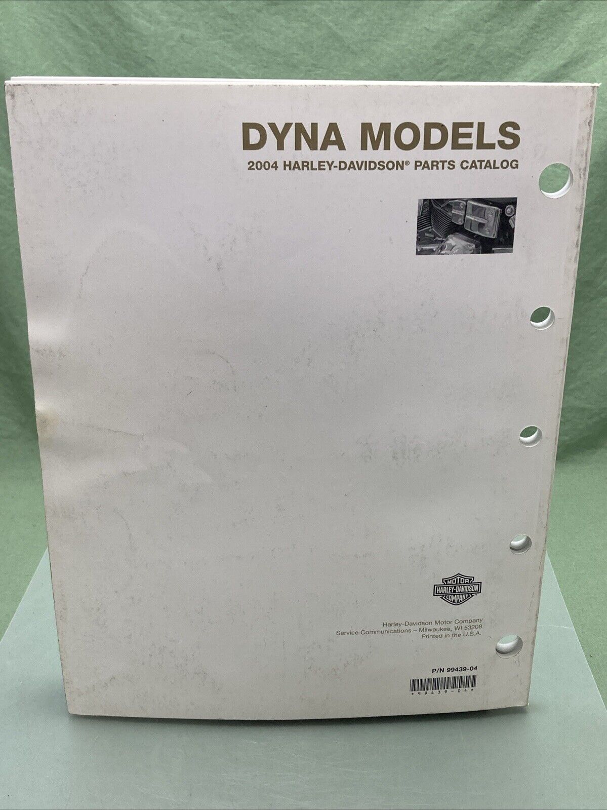 HARLEY DAVIDSON 99439-04 DYNA MODELS 2004 PARTS CATALOG