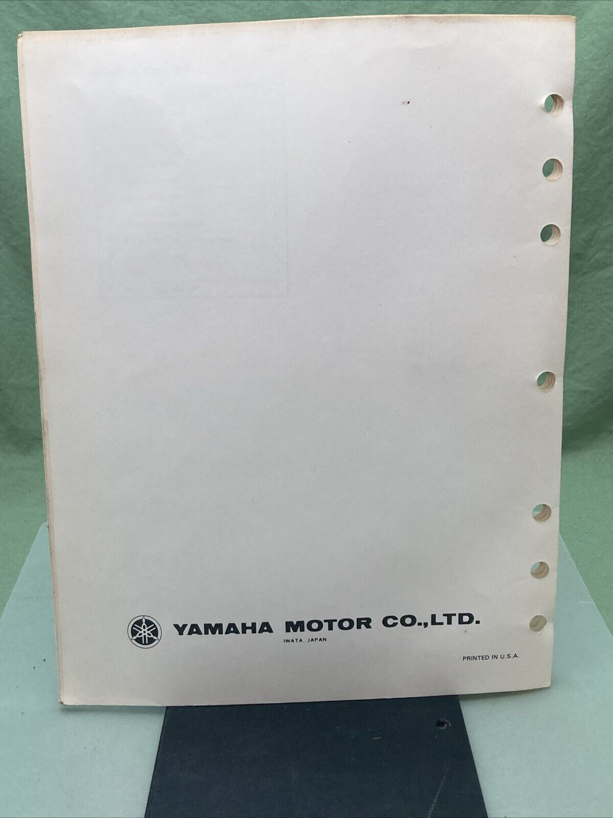 GENUINE YAMAHA LIT-11666-03-54 XT550K SUPPLEMENTARY ASSEMBLY MANUAL 5Y1-28107-11