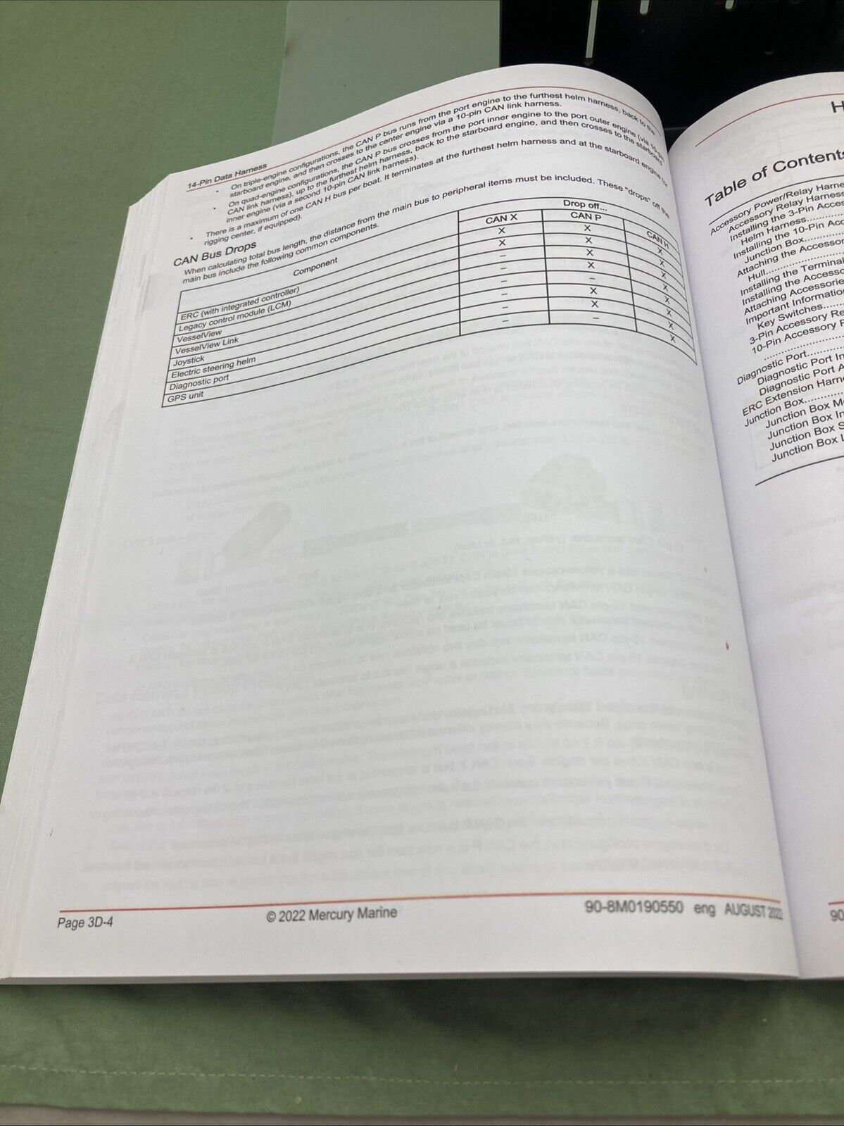 GENUINE MERCURY 90-8M0190550 JOYSTICK PILOTING OUTBOARDS DIAGNOSTIC MANUAL '22