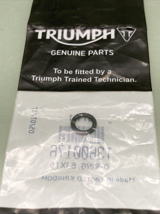 NEW GENUINE TRIUMPH T3600176 O Ring, 6.1 X 1.6