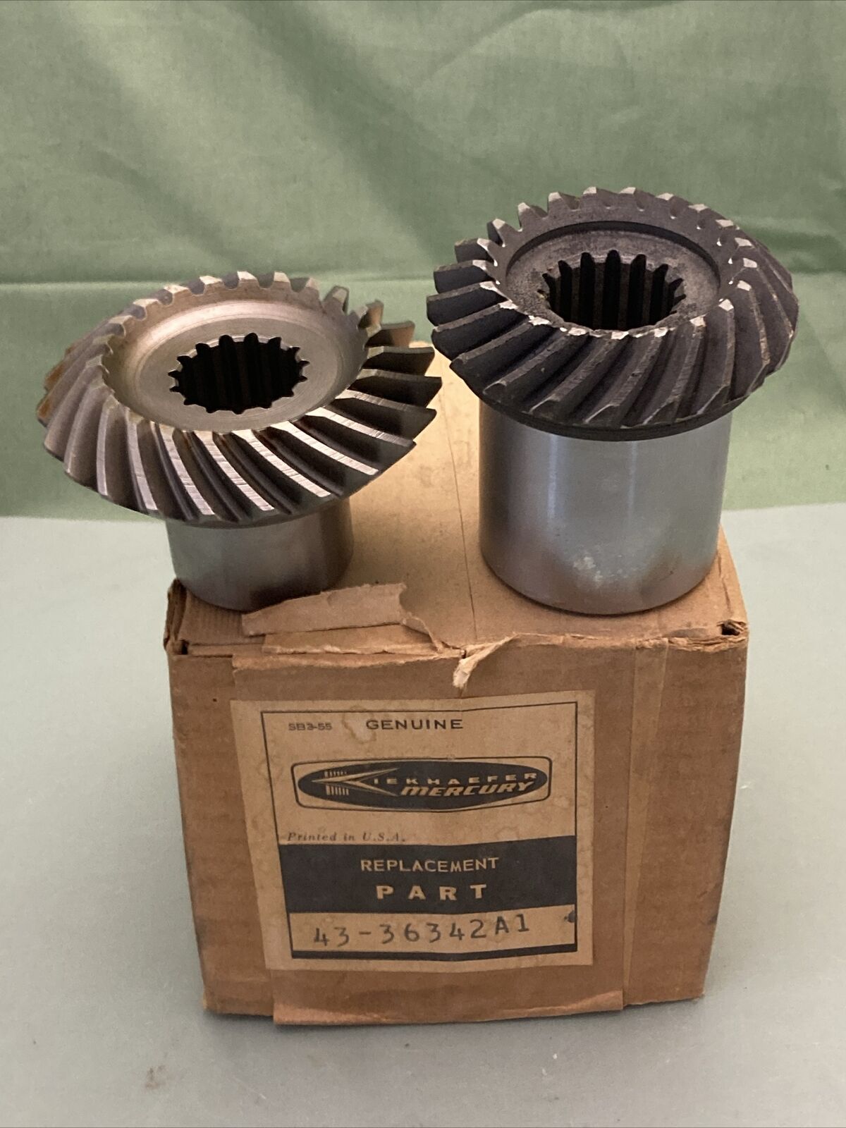 NEW GENUINE MERCURY QUICKSILVER 43-36342A1 SPIRAL GEAR ASSEMBLY