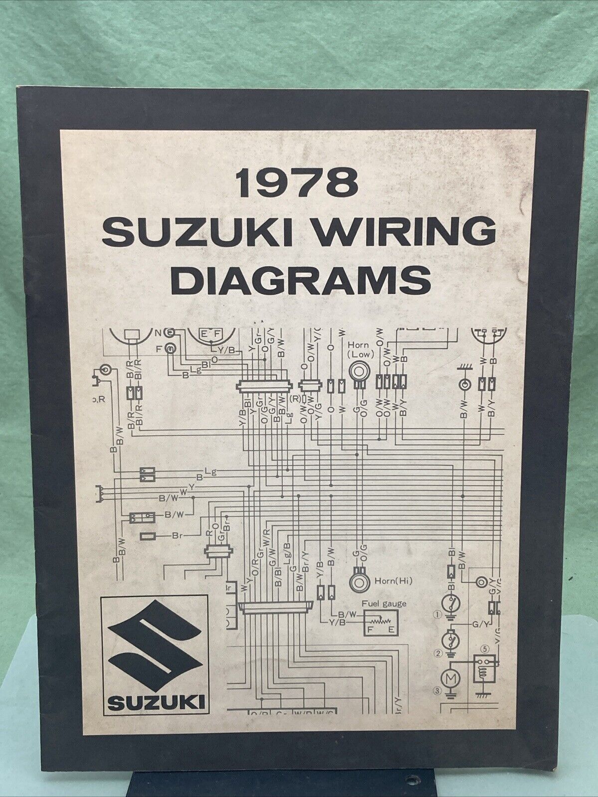 GENUINE SUZUKI WIRING DIAGRAMS 1978