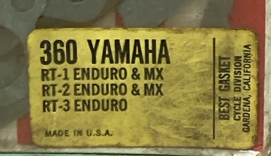 NEW BEST GASKET CYCLE 360 YAMAHA GASKET KIT COMPLETE